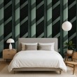 3D wallpaper green diagonals