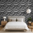 3D wallpaper grey folds