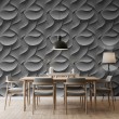 3D wallpaper grey folds