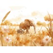 Elephant Family Children's Photomural