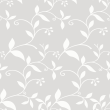 Elegant Grey Floral Wallpaper