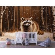 Fotomural Infantil Mapache
