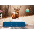 Fotomurale per Bambini Cervi In ​​Inverno