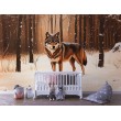 Fotomural Infantil Lobo Solitario