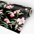 Floral Tropical Floral Wallpaper Roses and Black