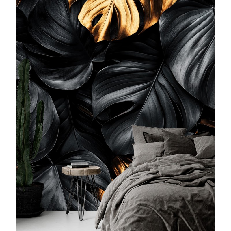 Fotomural Hojas Grandes De Monstera