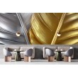 Fototapete Feather Leaves mit Metallic Finish