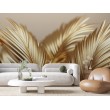 Golden Palm Leaves Photomural