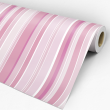 Pink Vertical Stripes Wallpaper