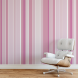 Pink Vertical Stripes Wallpaper