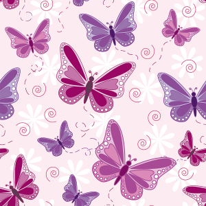Animal Butterflies Tapete