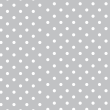 Geometrische Tapete Dots Grau und Weiß