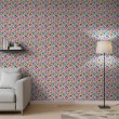 Abstract wallpaper multicolor pink and blue organic shapes
