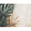 Fotomural Hojas De Monstera Y Palmera