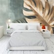 Fresque Murale Avec Feuilles Tropicales de Monstera Deliciosa