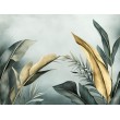 Large Leaves with Stylized Texture Photomural