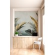 Large Leaves with Stylized Texture Photomural