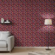 Abstract wallpaper multicolor red and purple geometric shapes