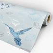 Blue Hummingbird Animal Wallpaper