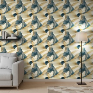 Papier peint abstrait motif...