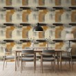 Abstract wallpaper rectangles design beige and black