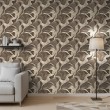 Papel Pintado Abstract Diseño Ondas Beige Y Marron
