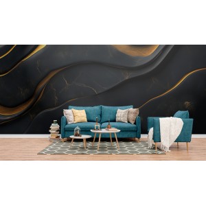 Fresque Murale en Marbre...