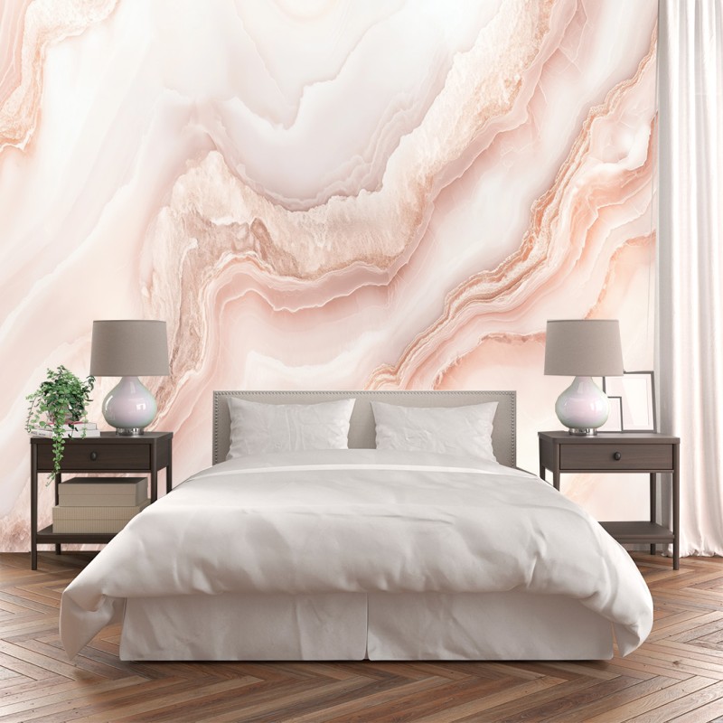 Pink Marble Photomural