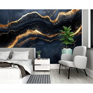 Abstract Black and Gold...