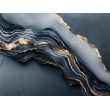 Fotomurale Marmo Astratto con Glitter Dorati