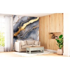 Fresque Murale Abstraite en...