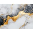 Abstract Marble Photomural With Gold