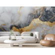 Abstraktes Marmor Fototapete mit Gold