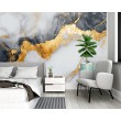 Abstraktes Marmor Fototapete mit Gold