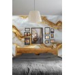 Fotomurale in Marmo Venato d'oro Con Elegante Sfondo Bianco