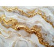 Abstract Marble Photomural in Gold