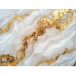 Metallic Gold Veined Marble Photomural