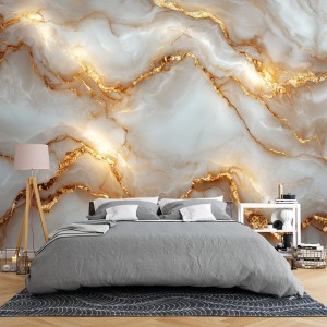 White Marble Photomural...
