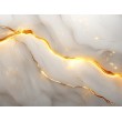Fotomural de Mármol Blanco Con Efecto Luz