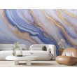Pearlescent Lilac Marble Photomural With Gold