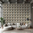 Wallpaper tile multicolor geometric mosaic design