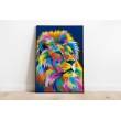 Colorful Lion Decorative Foil