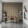 Wallpaper tile multicolor geometric design