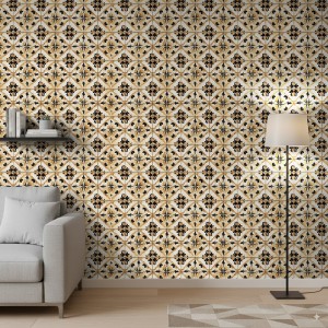 Wallpaper tile floral...
