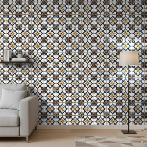 Papier peint carreau design...