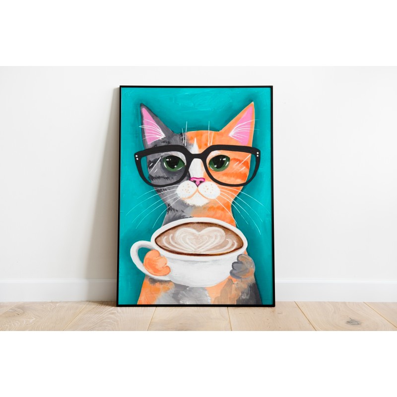 Dekorationsfolie Bunte Katzen