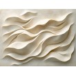 Fotomurale 3D Onde in Rilievo Effetto Gesso