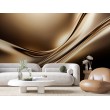3D Fototapete Abstrakter Brauner Gewellter Hintergrund