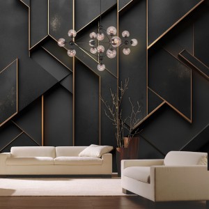 Fresque Murale 3D à Motif...