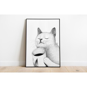 Dekorative Folie Calm Cats